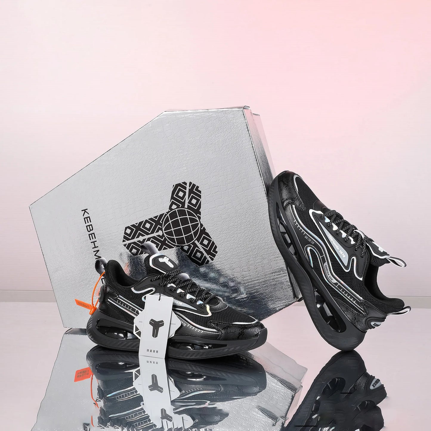 Men's Chunky Platform Sneakers - Breathable Leather, Street Style, Running & Casual Wear