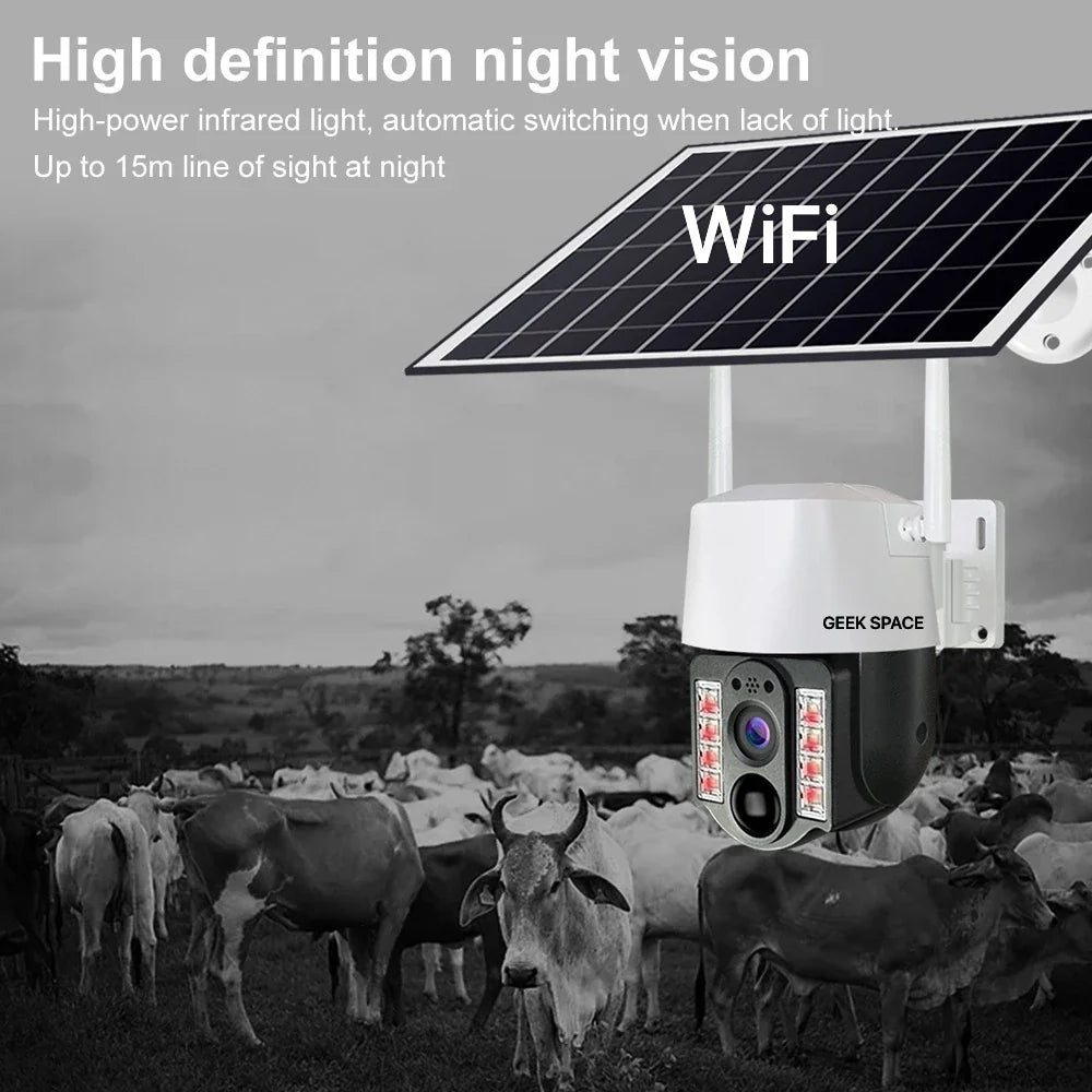 A&H Geek Space VC3-WiFi Solar-Powered Smart Surveillance Camera