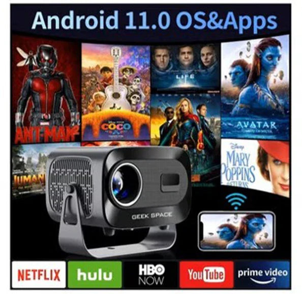AH - GEEK SPACE A10 PLUS PROJECTOR