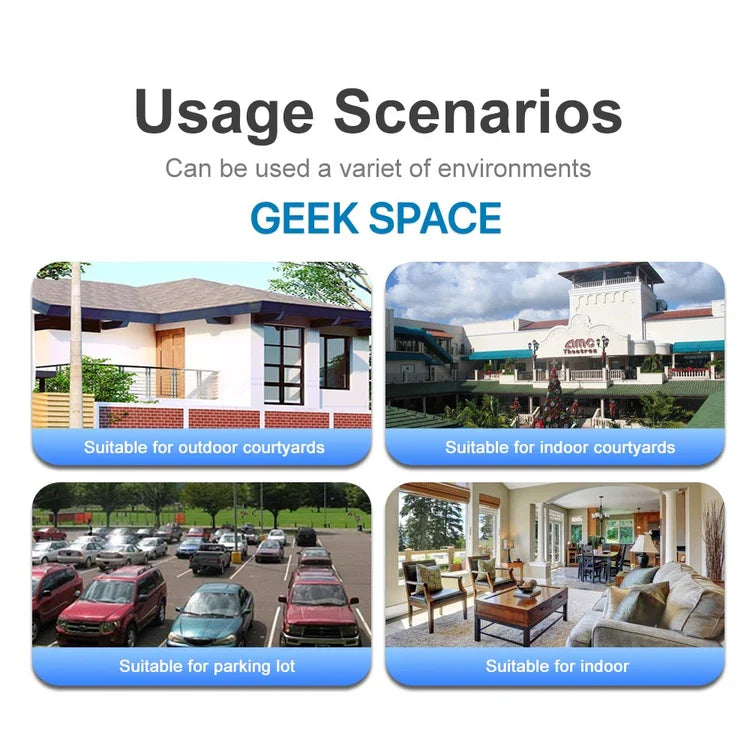 AH - Geek Space VCS02-4G-AOV Solar-Powered 4G Surveillance Camera