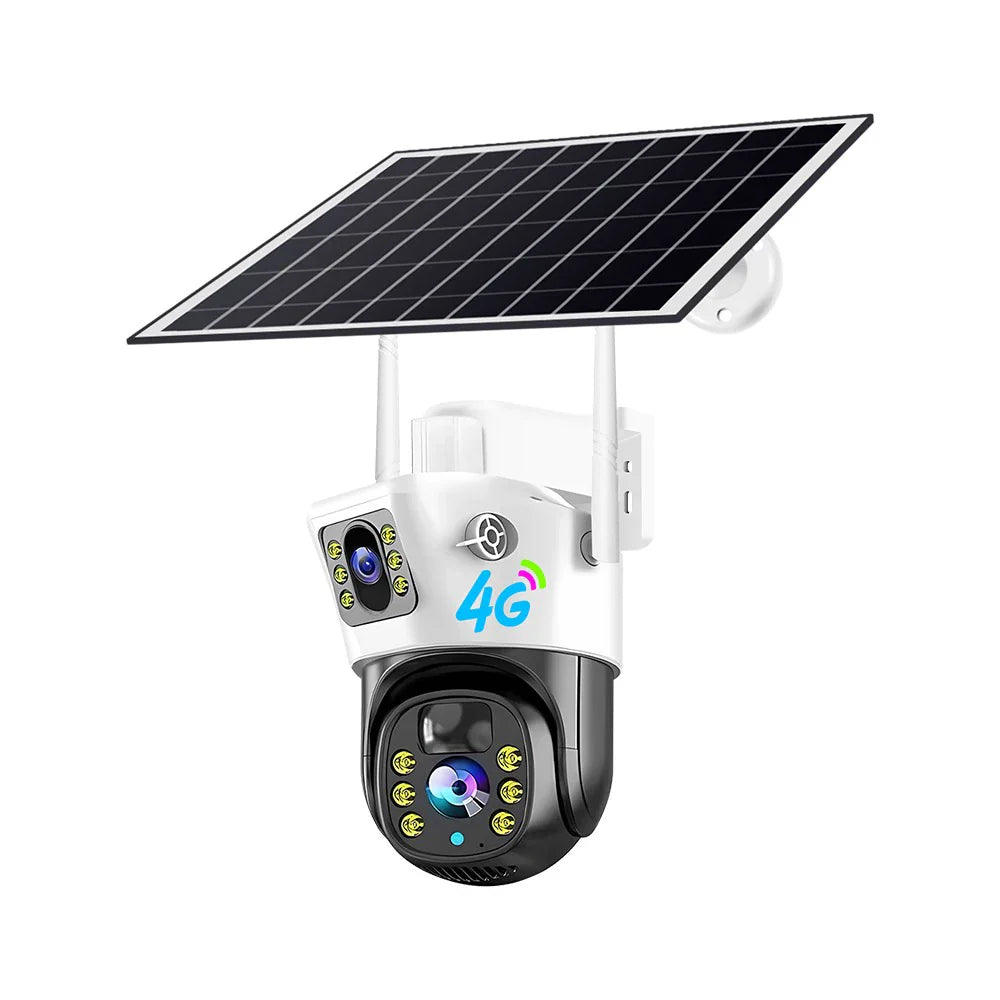 AH - Geek Space VCS09-4G Solar 4G Outdoor Security Camera with IP66 Waterproof Rating
