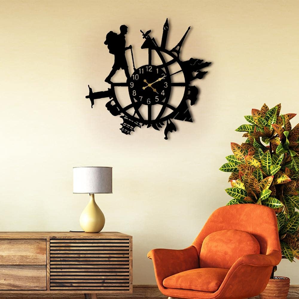 Man or woman acrylic clock wall decoration