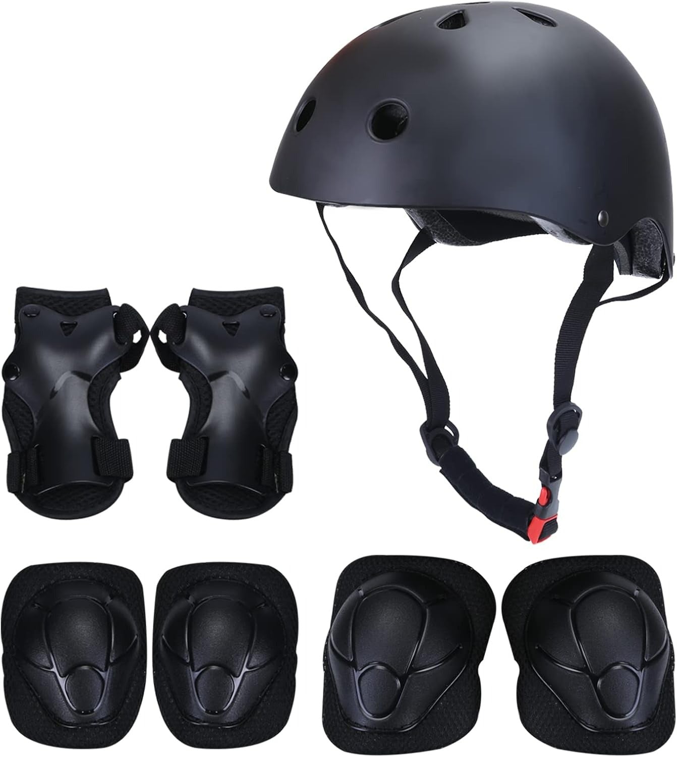DAYONG Adjustable Skateboard & Bike + Safety Gear Set – Toddler Helmet, Knee, Elbow & Wrist Pads for Ages 2–8
