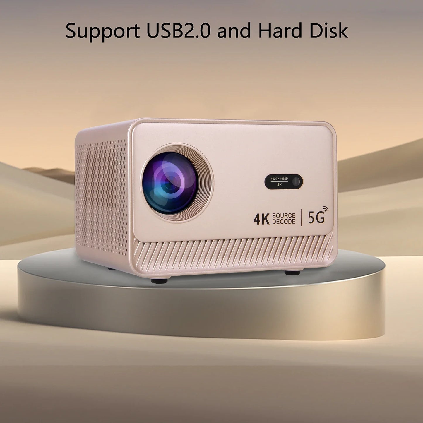 AH-Q96-E450 Android 13 Smart Projector – 1080p Resolution with 4K Source Decoding