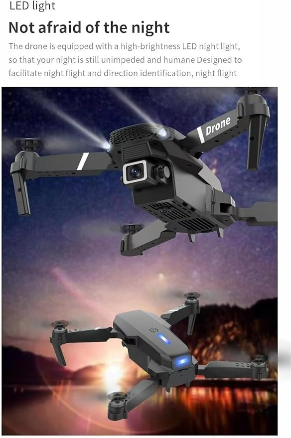 LTLCLZ Mini Drone with 1080P Dual Camera | Foldable RC Quadcopter with WiFi FPV, One-Key Takeoff, Altitude Hold, 360° Flip – Best for Kids & Beginners