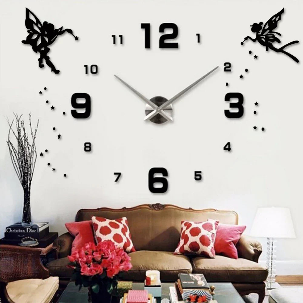 FAIRYTALE CLOCK Acrylic DIY 3D Wall Clock, Wall Decorations