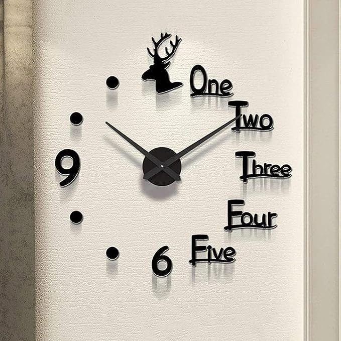 FAIRYTALE CLOCK Acrylic DIY 3D Wall Clock, Wall Decorations