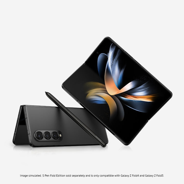 Samsung Galaxy Z Fold 4 5G Phantom Black – 12GB RAM, 256GB Storage (Single SIM + eSIM, International Version)
