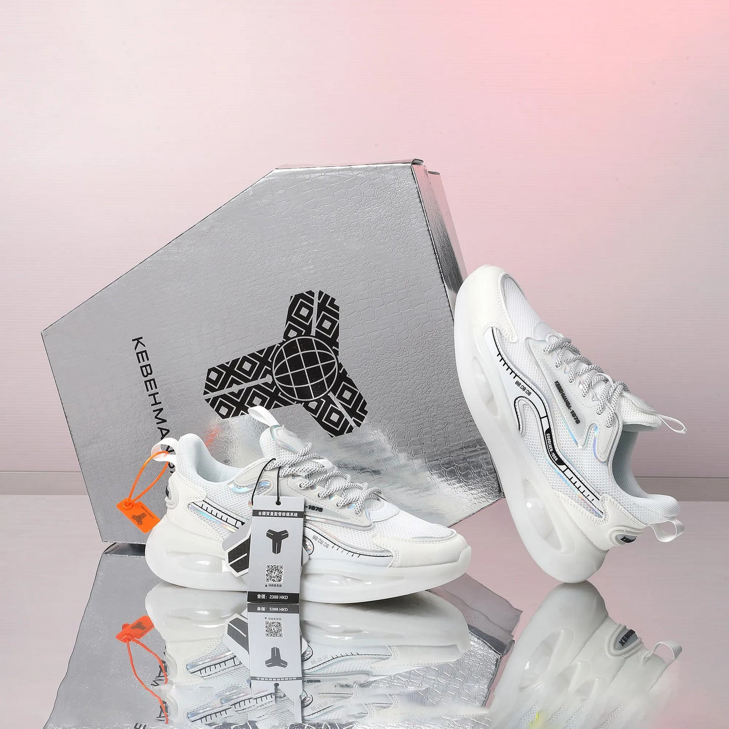 Men's Chunky Platform Sneakers - Breathable Leather, Street Style, Running & Casual Wear