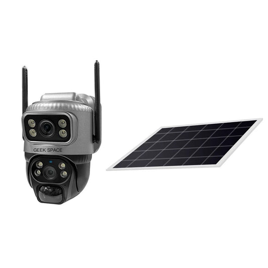 AH - GEEK SPACE VTS02-WIFI Solar Security Camera (V380 App Compatible)