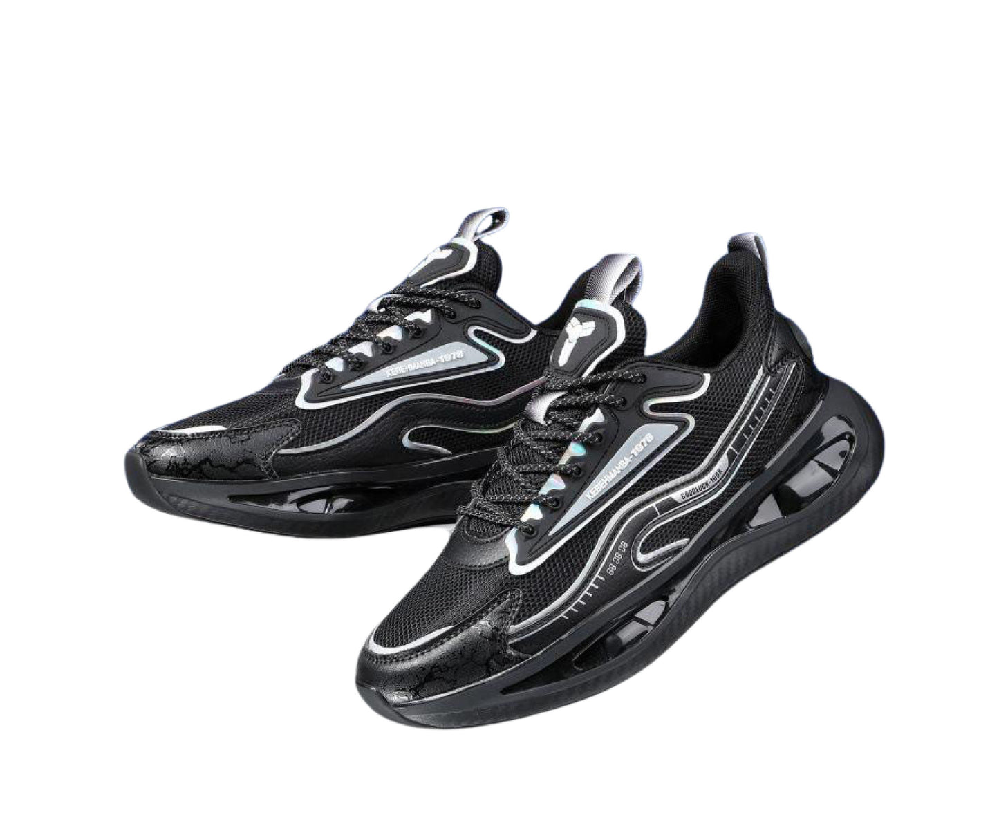 Men's Chunky Platform Sneakers - Breathable Leather, Street Style, Running & Casual Wear