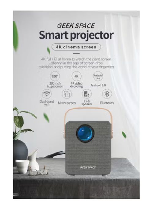 GEEK SPACE AH-CY301P Portable Mini Projector