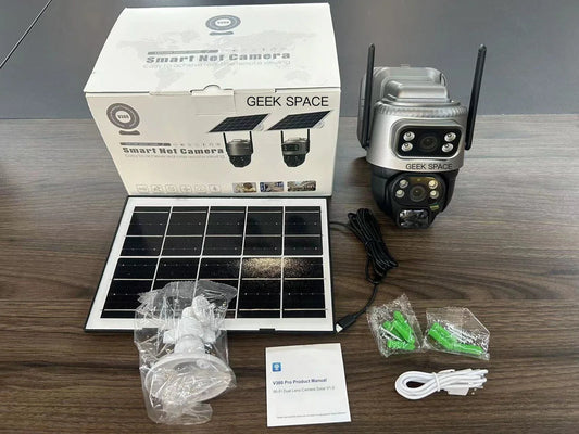 AH - VCS20-4G Solar-Powered Dual-Lens 4G Security Camera