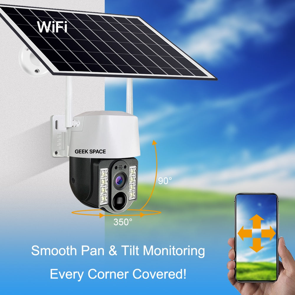 A&H Geek Space VC3-WiFi Solar-Powered Smart Surveillance Camera