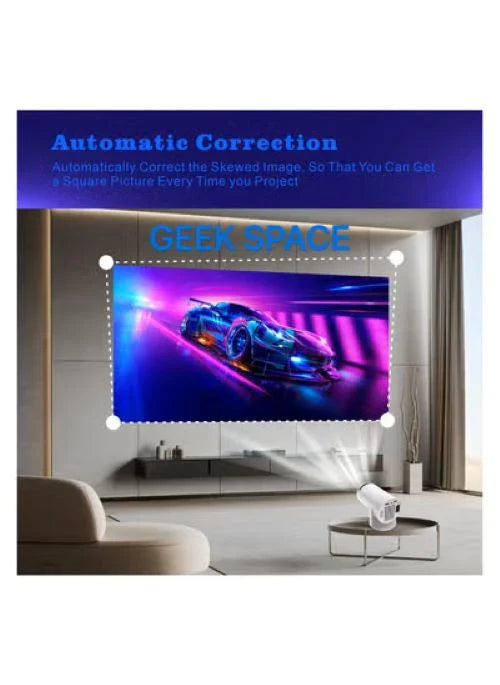 AH - GEEK SPACE HY300 Mini Home Projector