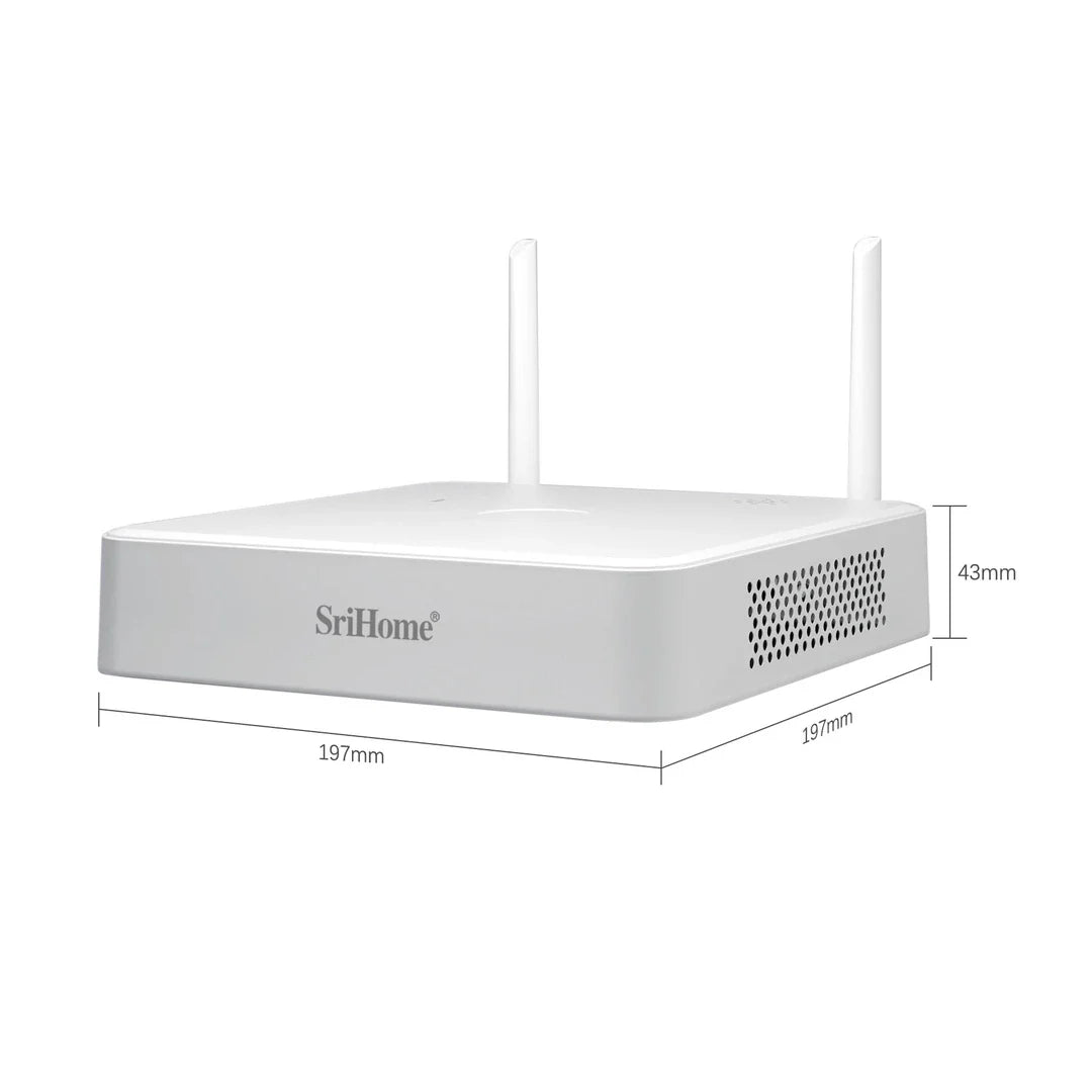 Wireless Security Camera System - 8 Channel WiFi NVR, Supports HD Cameras