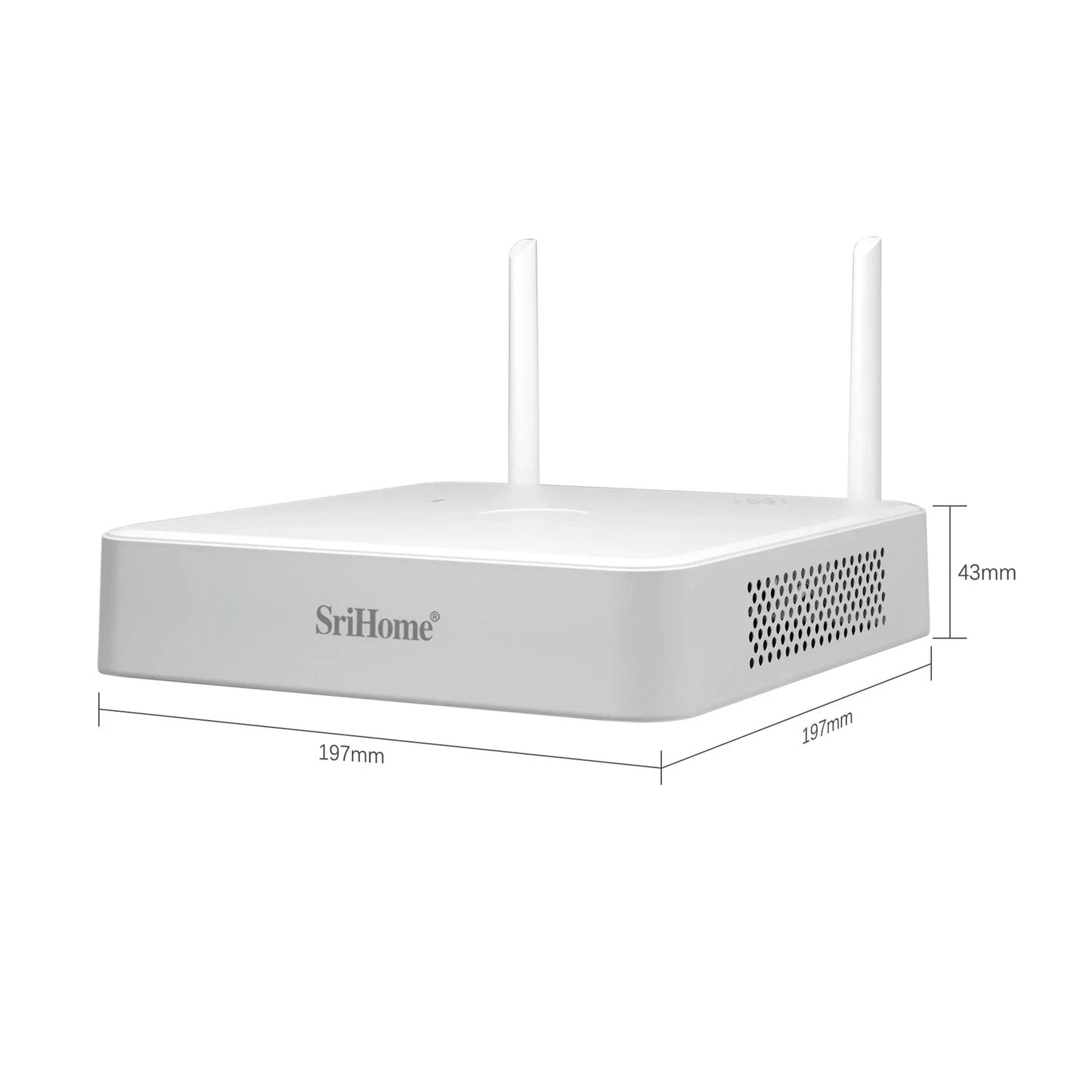Wireless Security Camera System - 8 Channel WiFi NVR, Supports HD Cameras