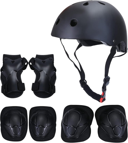 DAYONG Adjustable Skateboard & Bike + Safety Gear Set – Toddler Helmet, Knee, Elbow & Wrist Pads for Ages 2–8