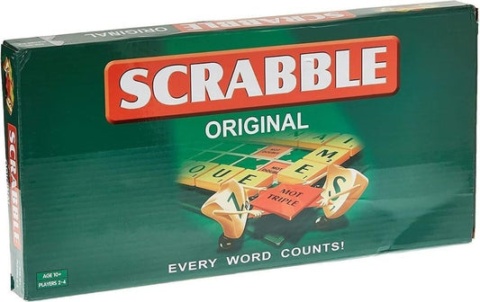 Original Scrabble Board Game – Classic Crossword Strategy for 2 4 Players, Ages 8+