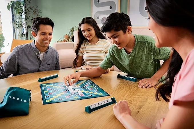 Original Scrabble Board Game – Classic Crossword Strategy for 2 4 Players, Ages 8+
