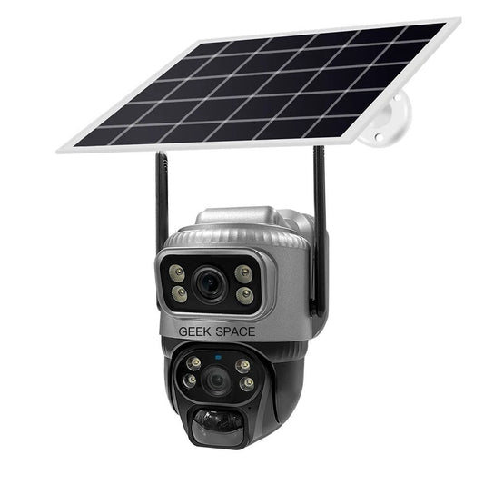 AH - VCS20-4G Solar-Powered Dual-Lens 4G Security Camera